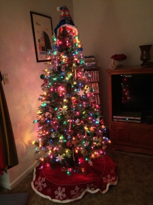 Look at just my Christmas tree! And yes, we have a Rangers Santa hat for a tree topper. Jealous?